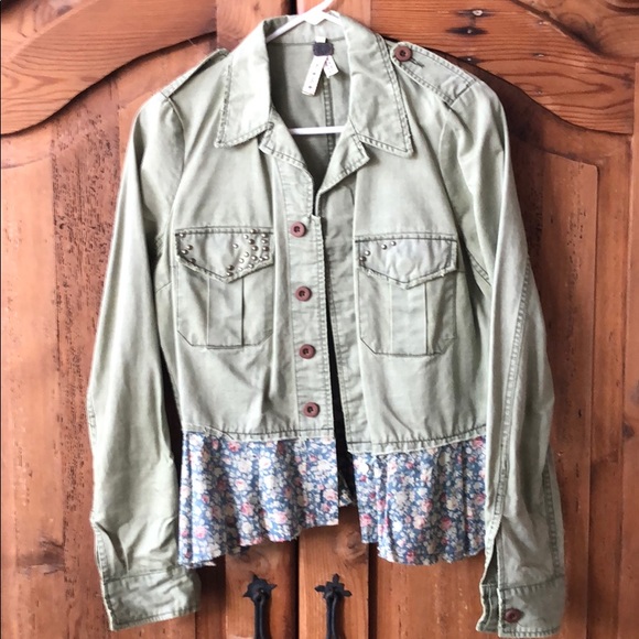 Free People Sergeant Ruffle Jacket - Picture 5 of 10